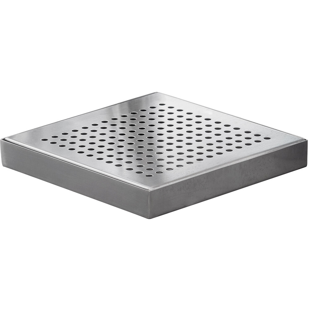 American Metalcraft DT4 6" Square Stainless Steel Drip Tray