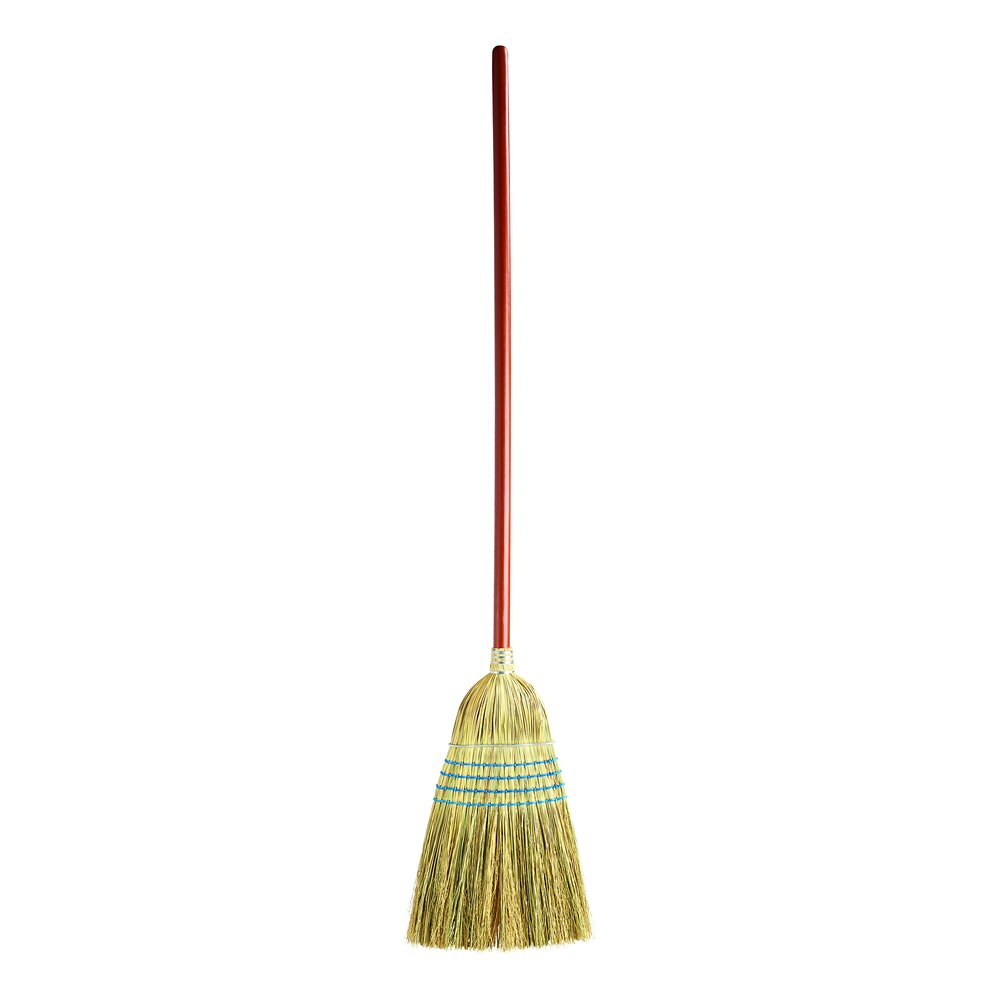 Rubbermaid® FG638300BLUE 12" Heavy-Duty Warehouse Corn Broom with 58" Handle