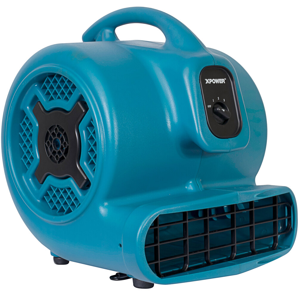 XPOWER X-830 Blue 3-Speed Air Mover - 1 hp