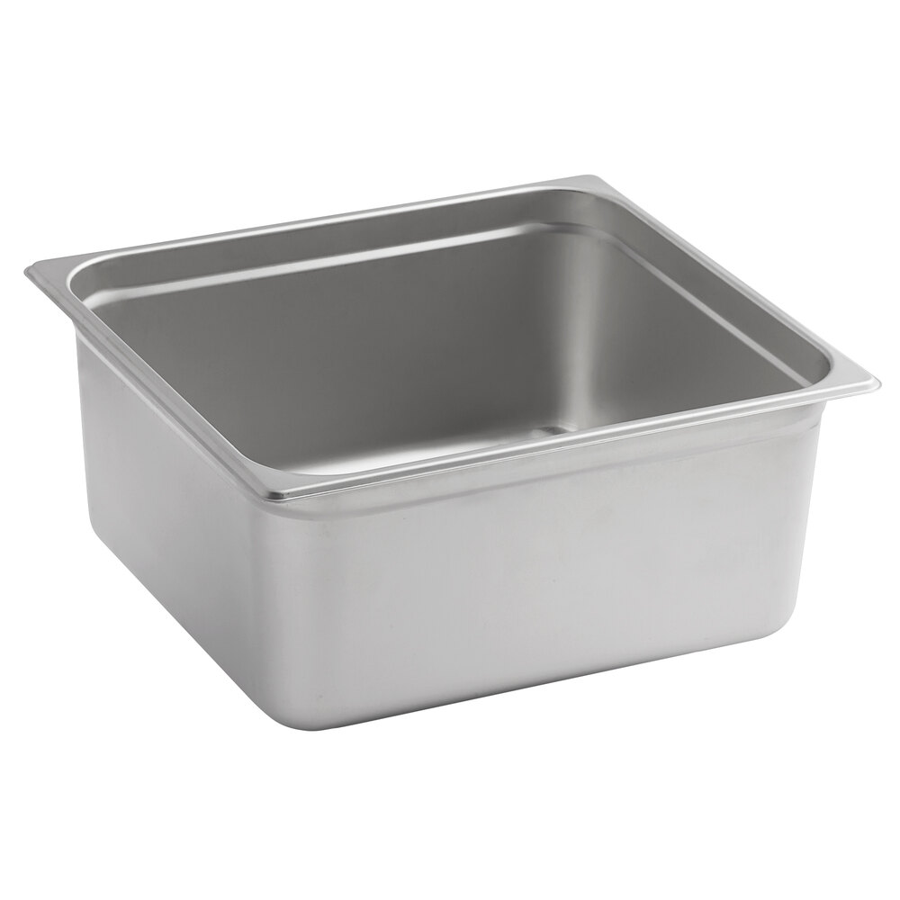 Carlisle 607236 DuraPan 2/3 Size 6" Deep Anti-Jam Stainless Steel Steam Table / Hotel Pan - 24 Gauge
