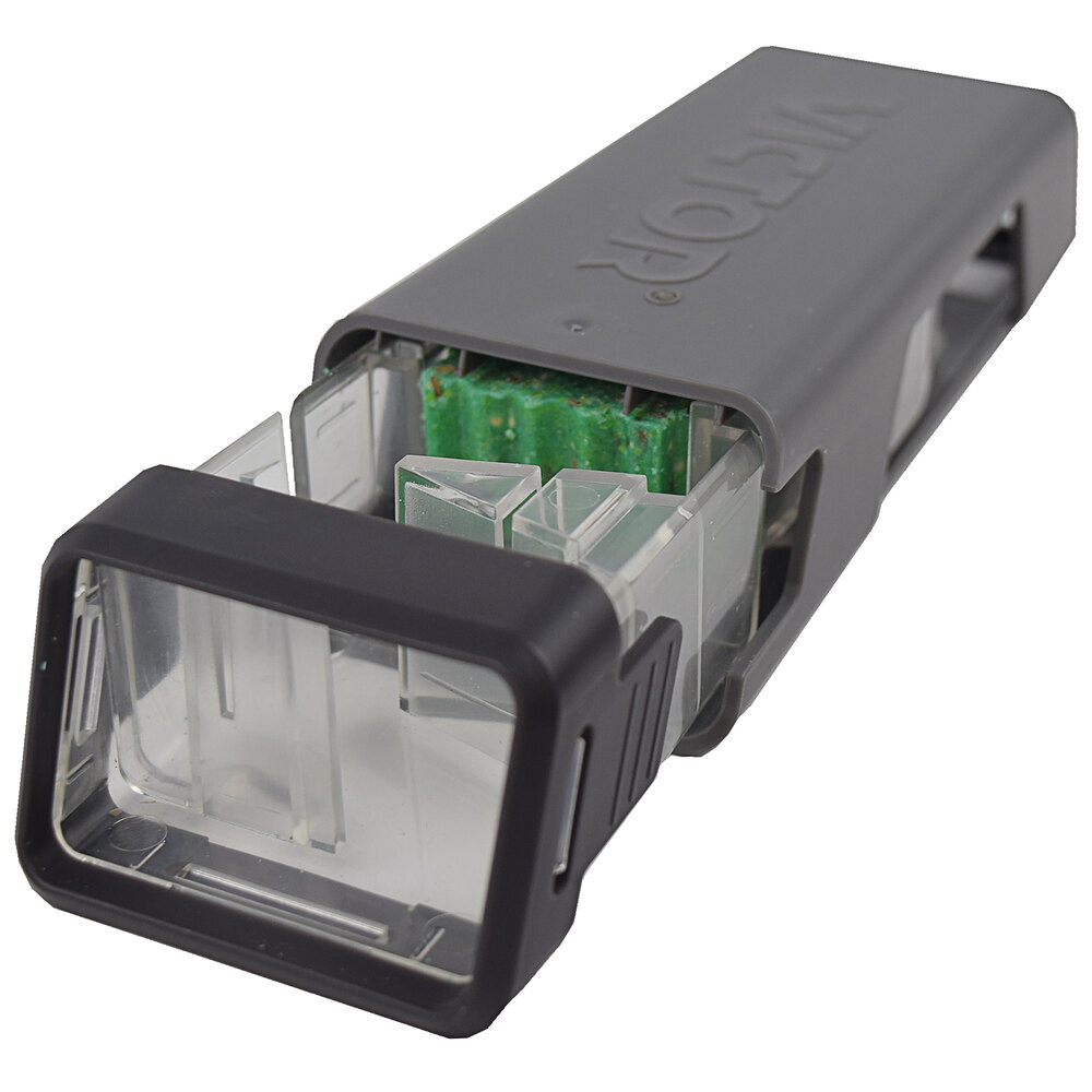 Victor® Pest M922 Fast-Kill® Refillable Mouse Bait Station with 1 Pre-Filled Station and 9 Refills - 10/Pack