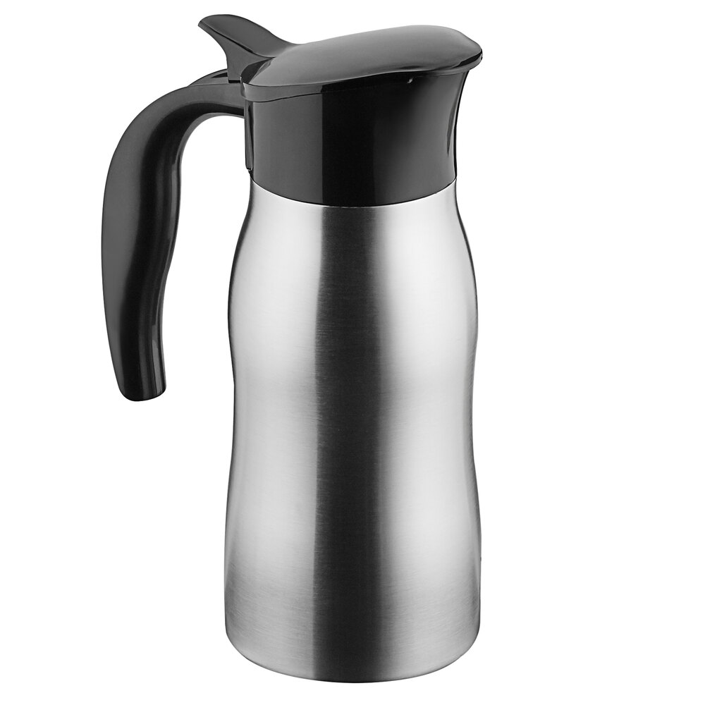 Choice 24 oz. Stainless Steel Insulated Slimline Carafe / Server