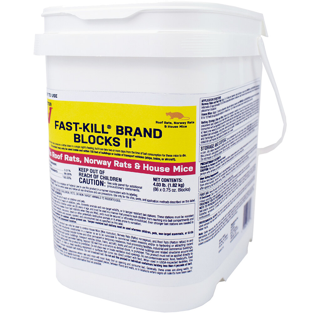 Victor® Pest M904 4 lb. Fast-Kill® Brand Blocks II Bulk Rodenticide