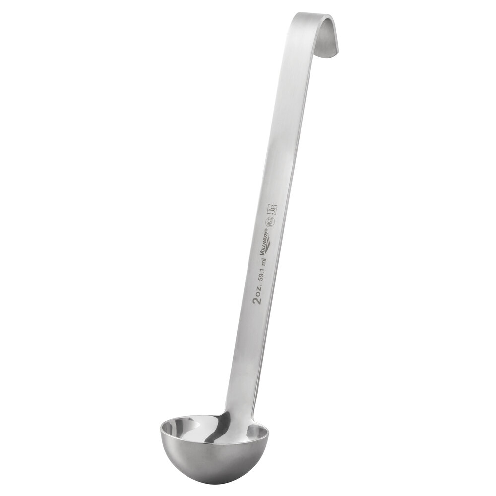 Vollrath 4980210 Jacob's Pride® 2 oz. One-Piece Stainless Steel Ladle