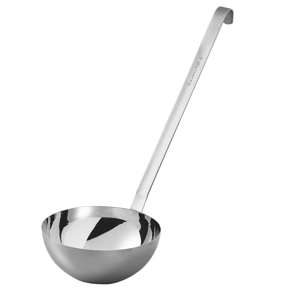Vollrath 4987210 Jacob's Pride® 72 oz. One-Piece Stainless Steel Ladle
