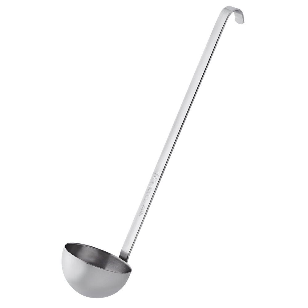 Vollrath 58450 5 oz. Two-Piece Stainless Steel Ladle