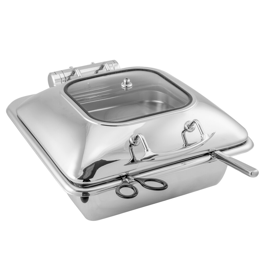 Walco Idol from Steelite International WLWI55BODY 6 Qt. Rectangle Stainless Steel Chafer Body