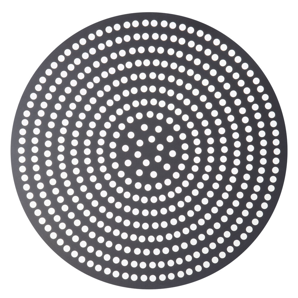 American Metalcraft 18919SPHC 19" Super Perforated Pizza Disk - Hard Coat Anodized Aluminum