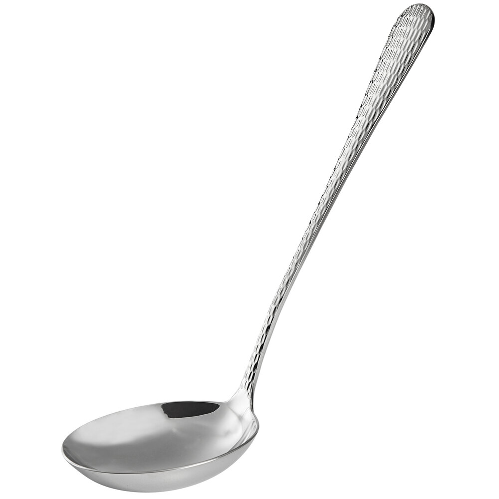 Acopa Industry 11" 18/8 Stainless Steel Extra Heavy Weight 3 oz. Serving Ladle