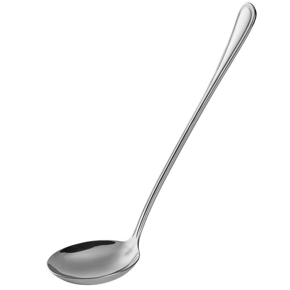 Acopa Edgeworth 2 oz. 18/8 Stainless Steel Extra Heavy Weight Ladle