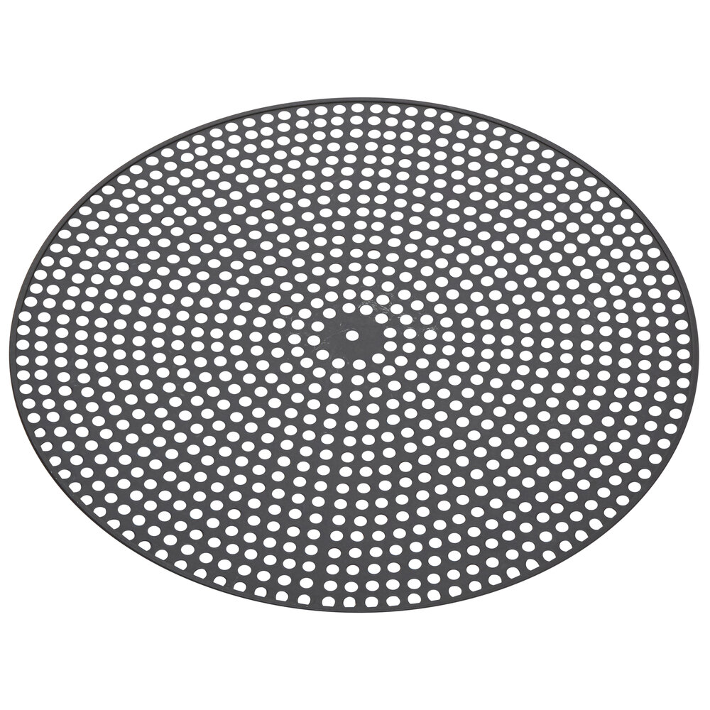 American Metalcraft HCAD14 14" Mega Perforated Pizza Disk - Hard Coat Anodized Aluminum