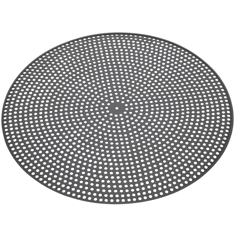 American Metalcraft HCAD18 18" Mega Perforated Pizza Disk - Hard Coat Anodized Aluminum