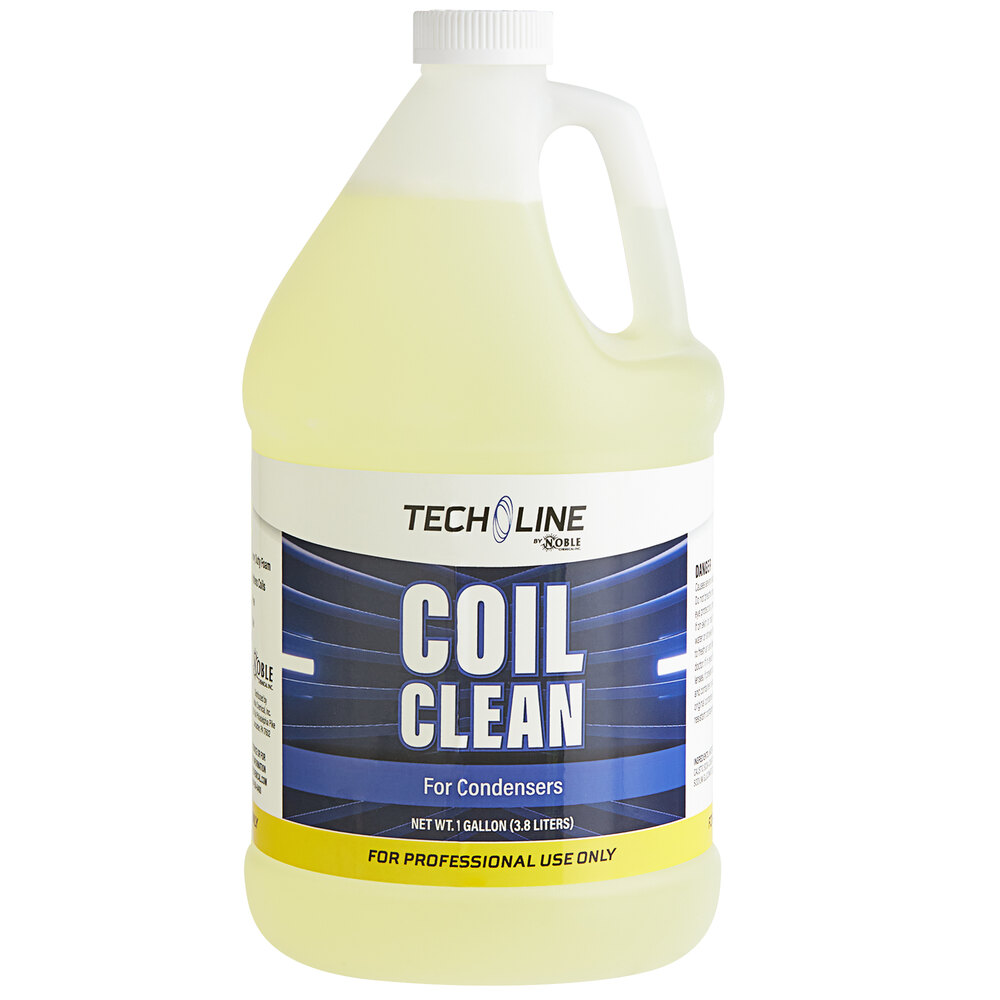 Noble 1 Gallon Concentrated Foaming Heavy-Duty Condenser Coil Cleaner - 4/Case