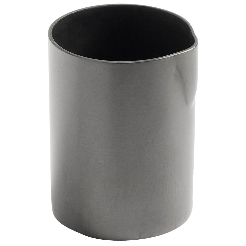 American Metalcraft BCM2 4 oz. Black Stainless Steel Creamer