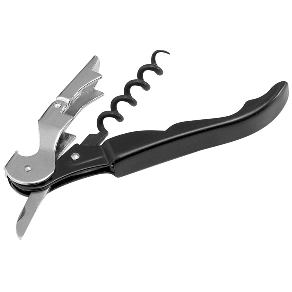 Vollrath 47602 Pulltap's 4 5/8" Stainless Steel Waiter's Corkscrew and Bottle Opener with Teflon® Finish