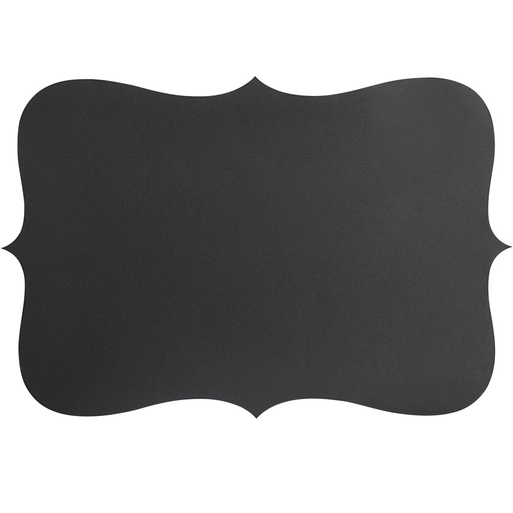 Choice 8" x 12" Decorative Vinyl Chalkboard Labels - 12/Pack