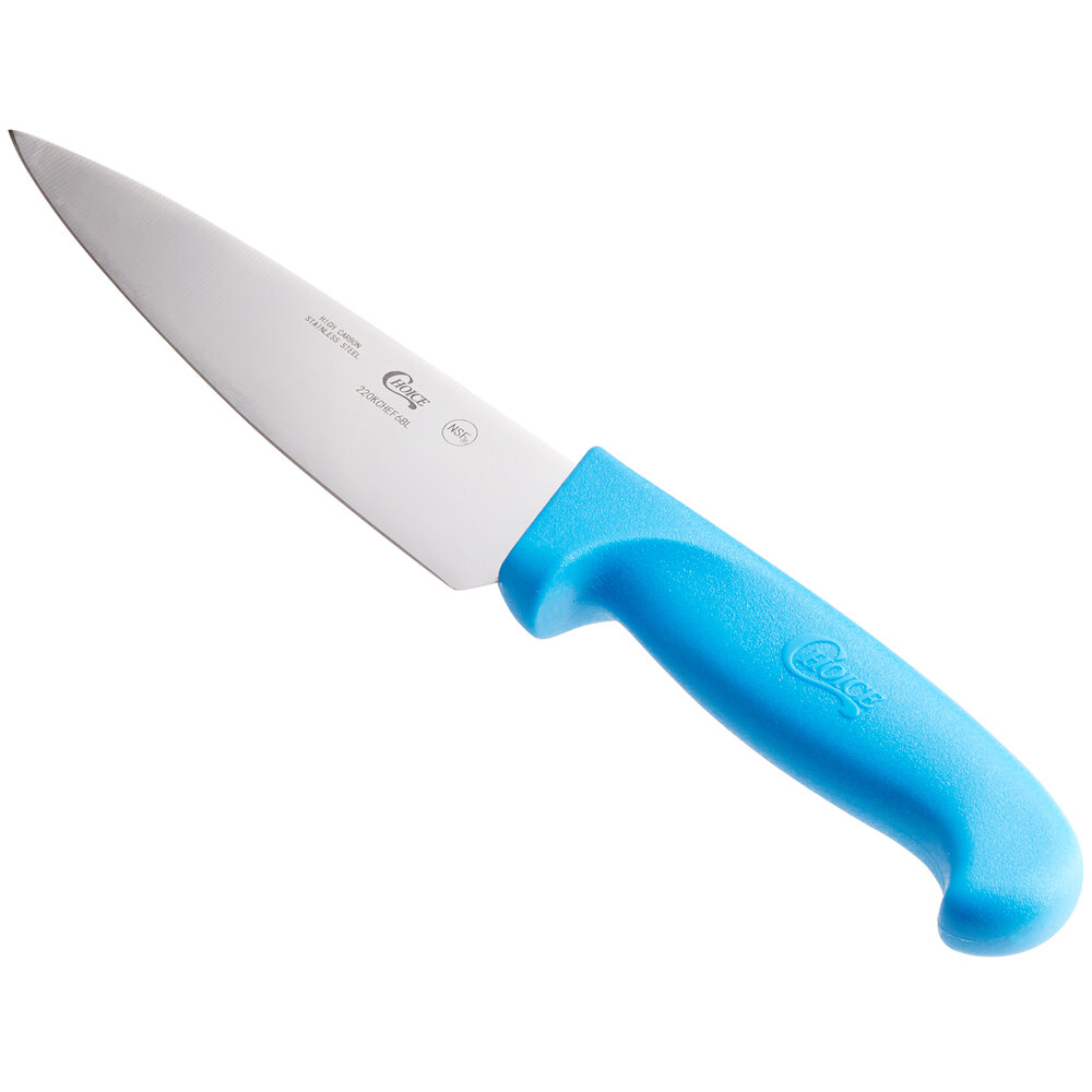 Choice 6" Chef Knife with Blue Handle
