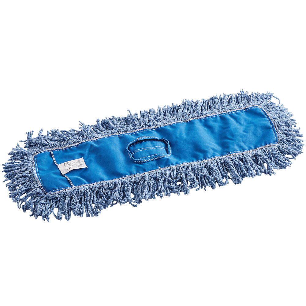 Rubbermaid® FGJ25300BL00 24" Blue Twisted Loop Blend Dust Mop