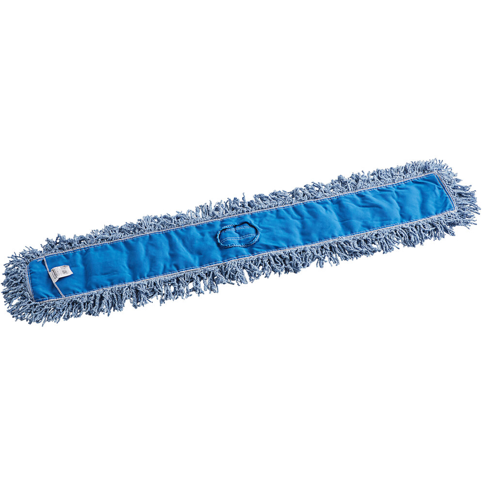 Rubbermaid® FGJ25700BL00 48" Blue Twisted Loop Blend Dust Mop