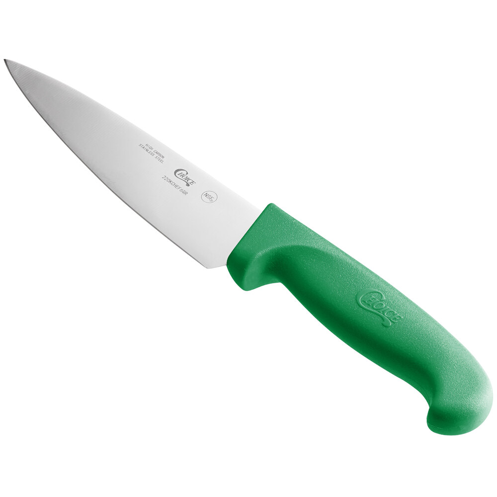 Choice 6" Chef Knife with Green Handle