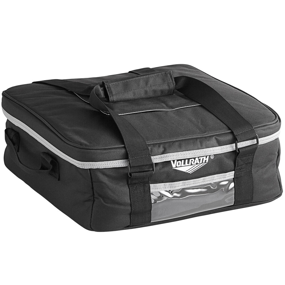 Vollrath VSDB100 1-Series Insulated Snack Delivery Bag - Holds (2) 9" x 9" Containers