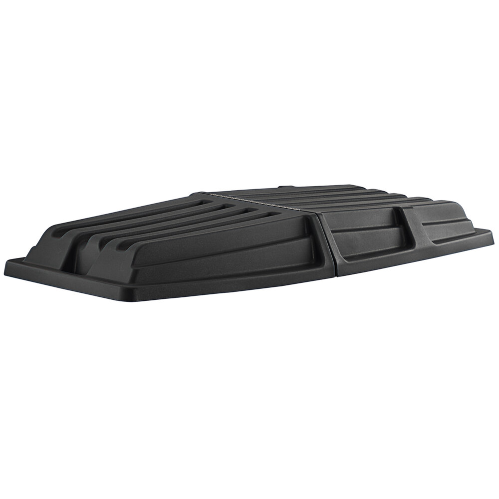 Lavex 0.5 Cubic Yard Black Tilt Truck Lid