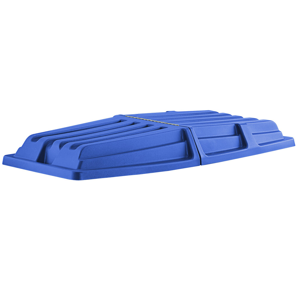 Lavex 1 Cubic Yard Blue Tilt Truck Lid