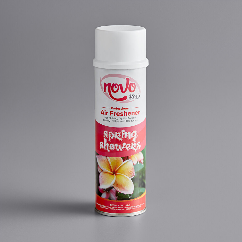 Noble 10 oz. Spring Showers Ready-to-Use Aerosol Air Freshener / Deodorizer Spray