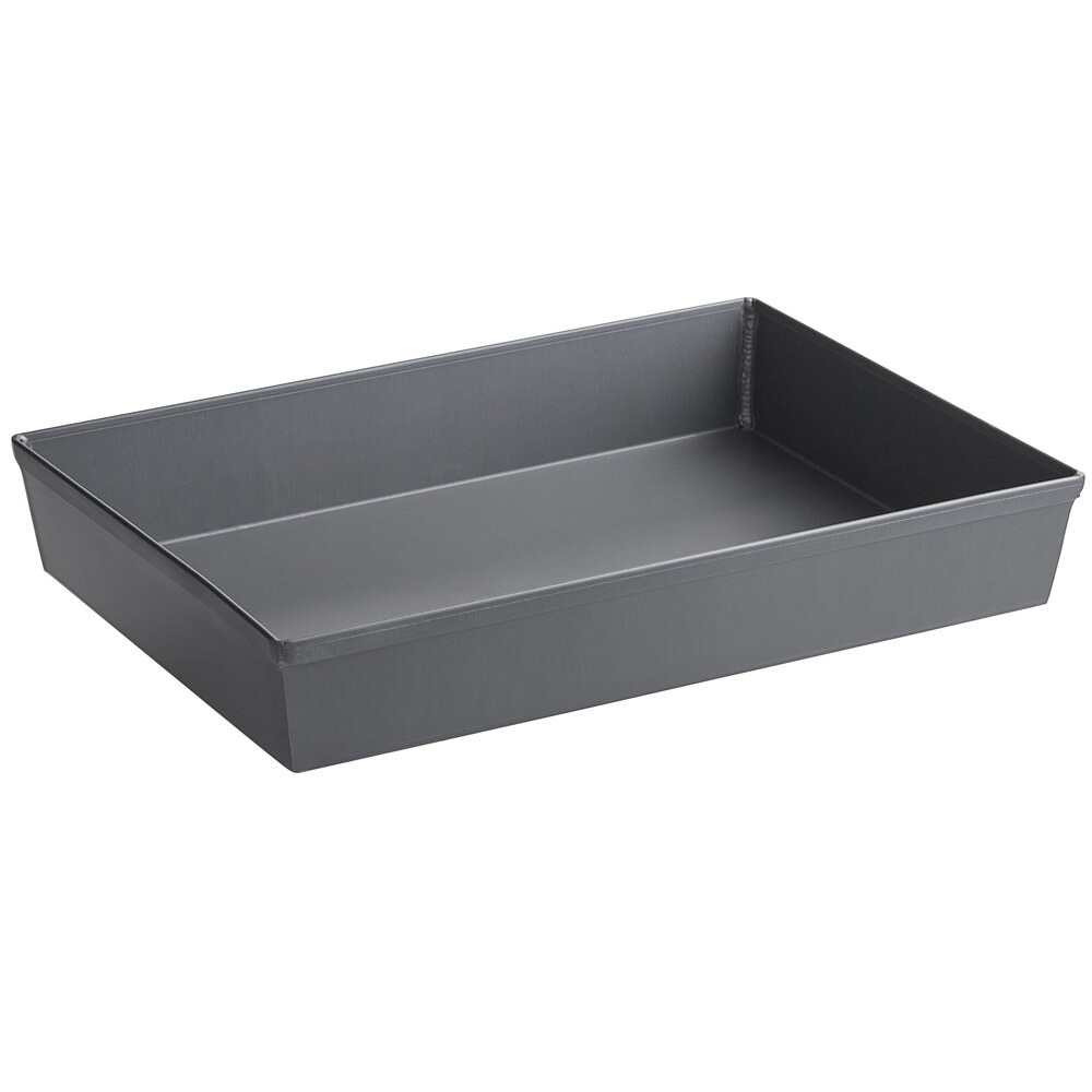 American Metalcraft HCDS1712 17" x 12" Hard Coat Anodized Aluminum Detroit-Style Pizza Pan