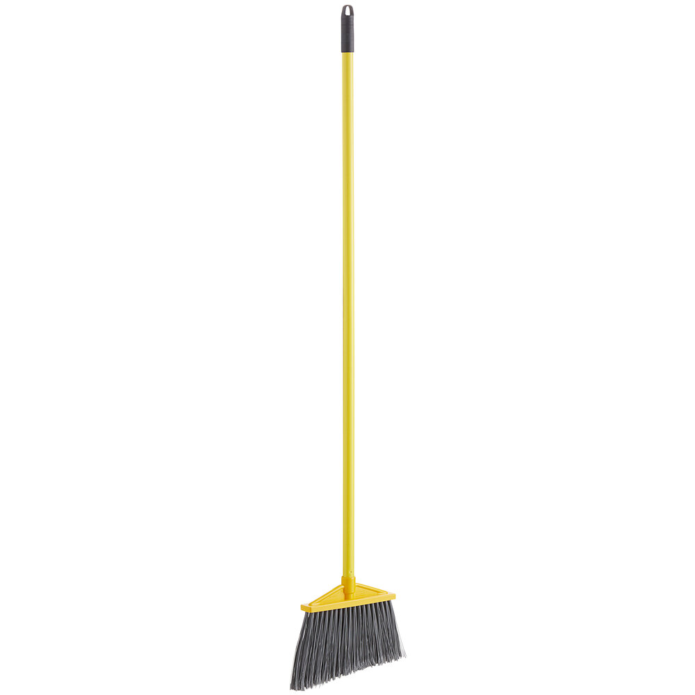 Rubbermaid® FG637500GRAY Gray Angle Broom with 48" Metal Handle