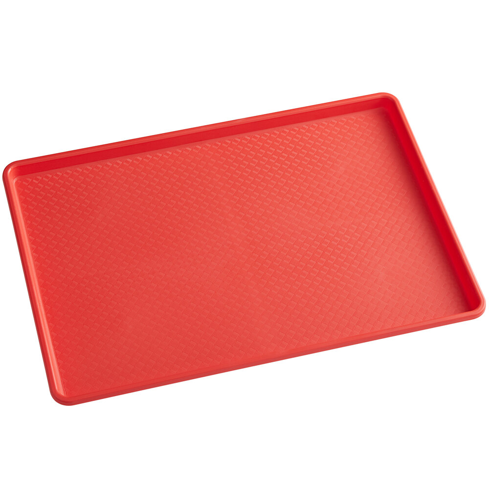 Choice 18" x 26" Red Bakery Display / Market Tray - 6/Case