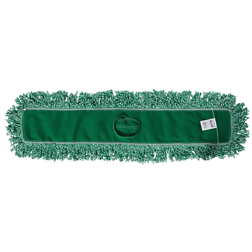 Rubbermaid® FGJ85500GR00 36" Green Microfiber Loop Dust Mop