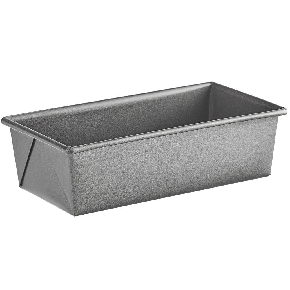 Choice 1.5 lb. Quantum2 Non-Stick Aluminized Steel Bread Loaf Pan - 10" x 5" x 3"
