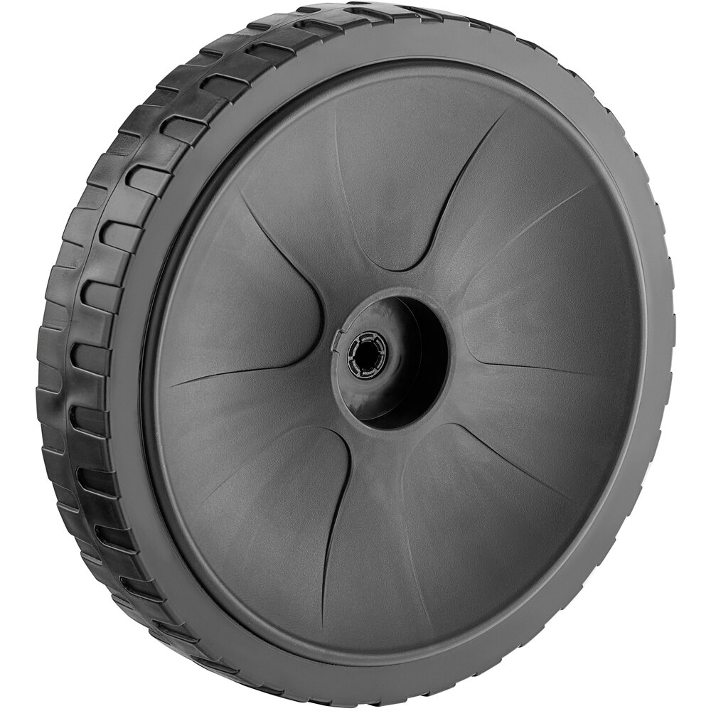 Lavex Rear Wheel Replacement for 10.6 Gallon Manual Sweeper - 2/Pack