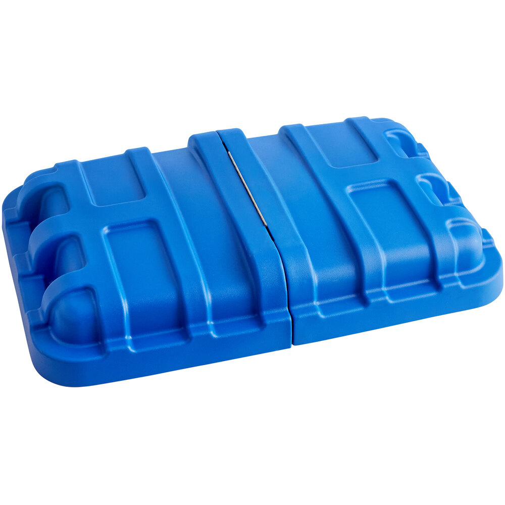 Lavex 12 Cubic Foot Blue Cube Truck Lid