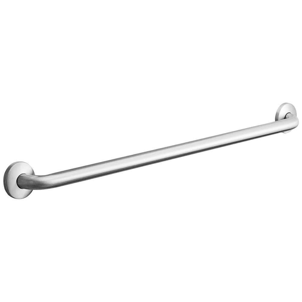 American Specialties, Inc. 10-3801-30P 30" Peened Stainless Steel Grab Bar with Snap Flange