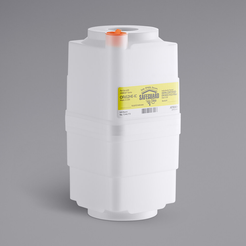 Atrix OF612HE-IC SafeGuard 360 HEPA-Certified Filter Cartridge for Omega Series Vacuums