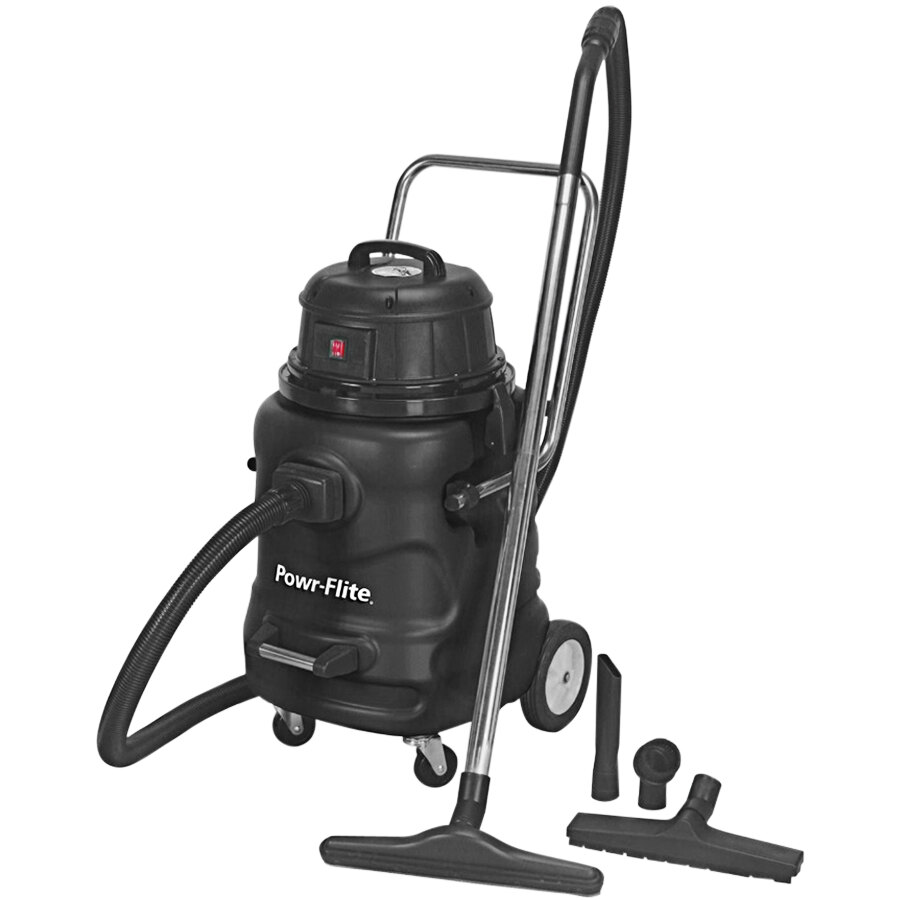 Powr-Flite PF56 20 Gallon Polyethylene Wet / Dry Vacuum with Toolkit