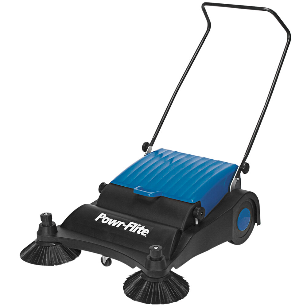 Powr-Flite PS320 32" 9 Gallon Manual Push Sweeper