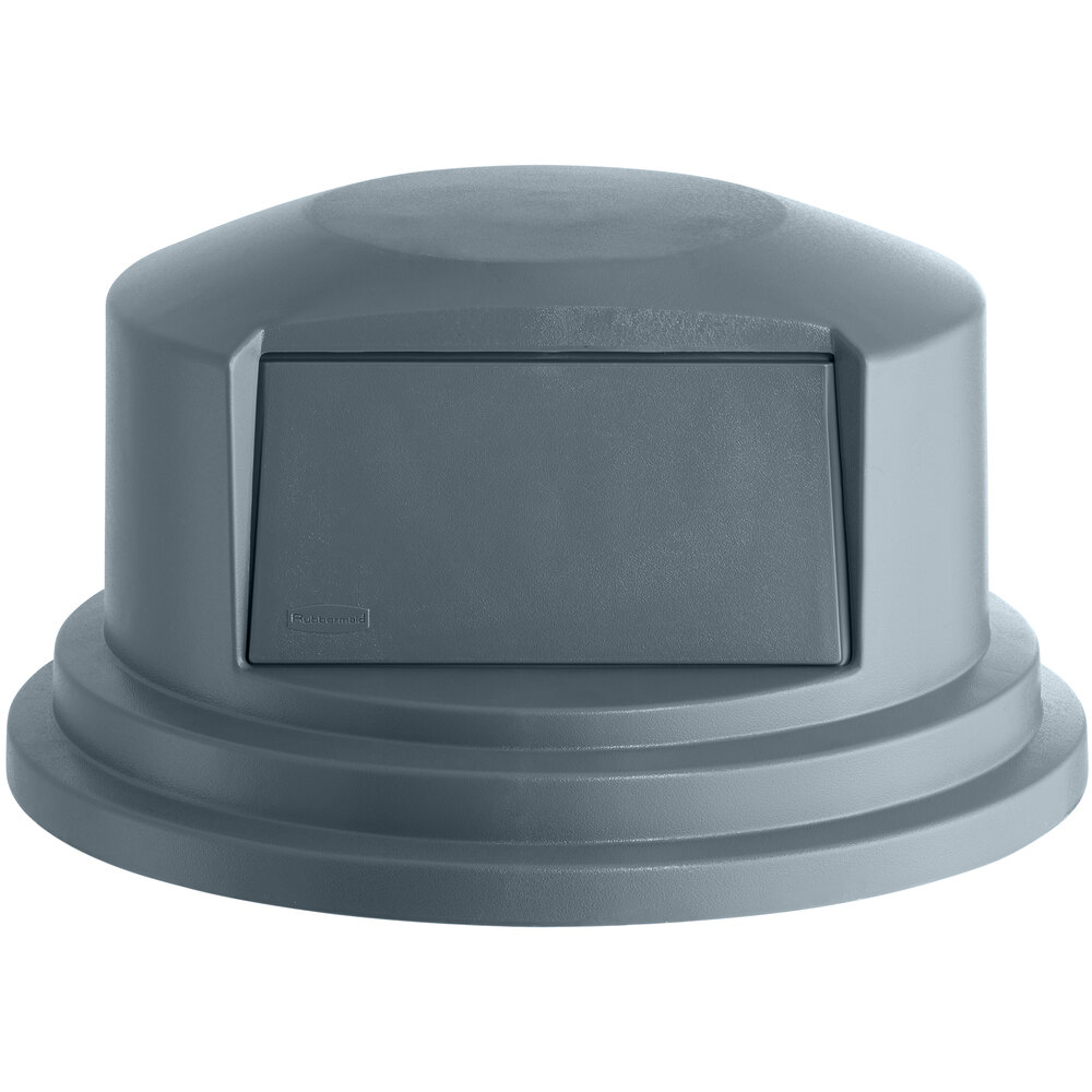 Rubbermaid® FG265788GRAY BRUTE Gray Round Dome Top for FG265500 Trash Cans 55 Gallon