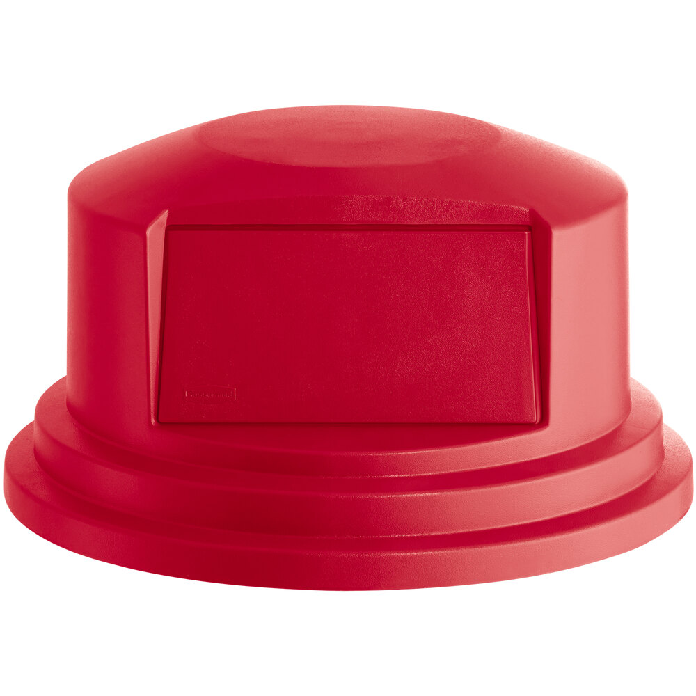 Rubbermaid® FG265788RED BRUTE Red Round Dome Top for FG265500 Trash Can 55 Gallon
