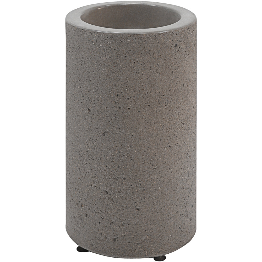 Wausau Tile TF2000 Concrete Round Cigarette Receptacle