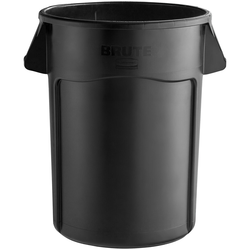 Rubbermaid® FG264360BLA BRUTE 44 Gallon Black Executive Round Trash Can