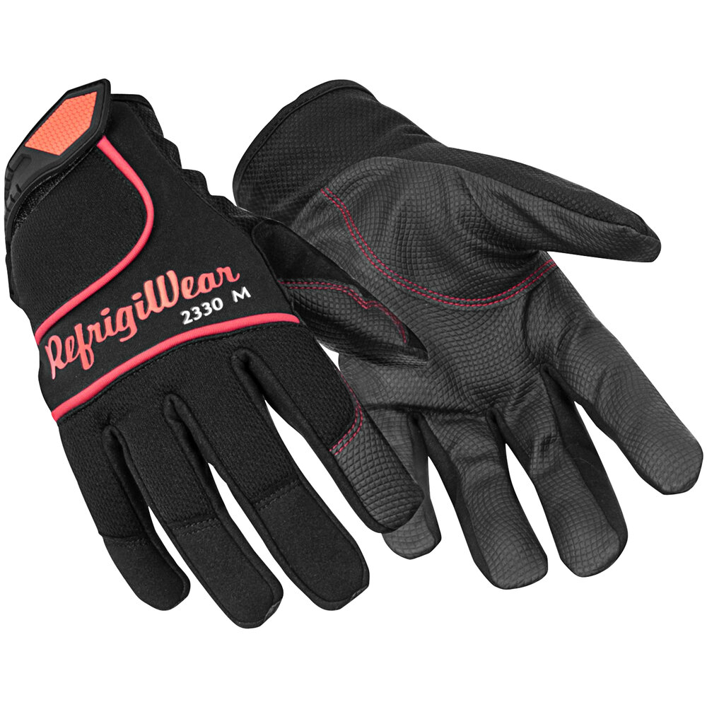 RefrigiWear 2330RBLKSML Black Ultra Dex Gloves - Small - Pair