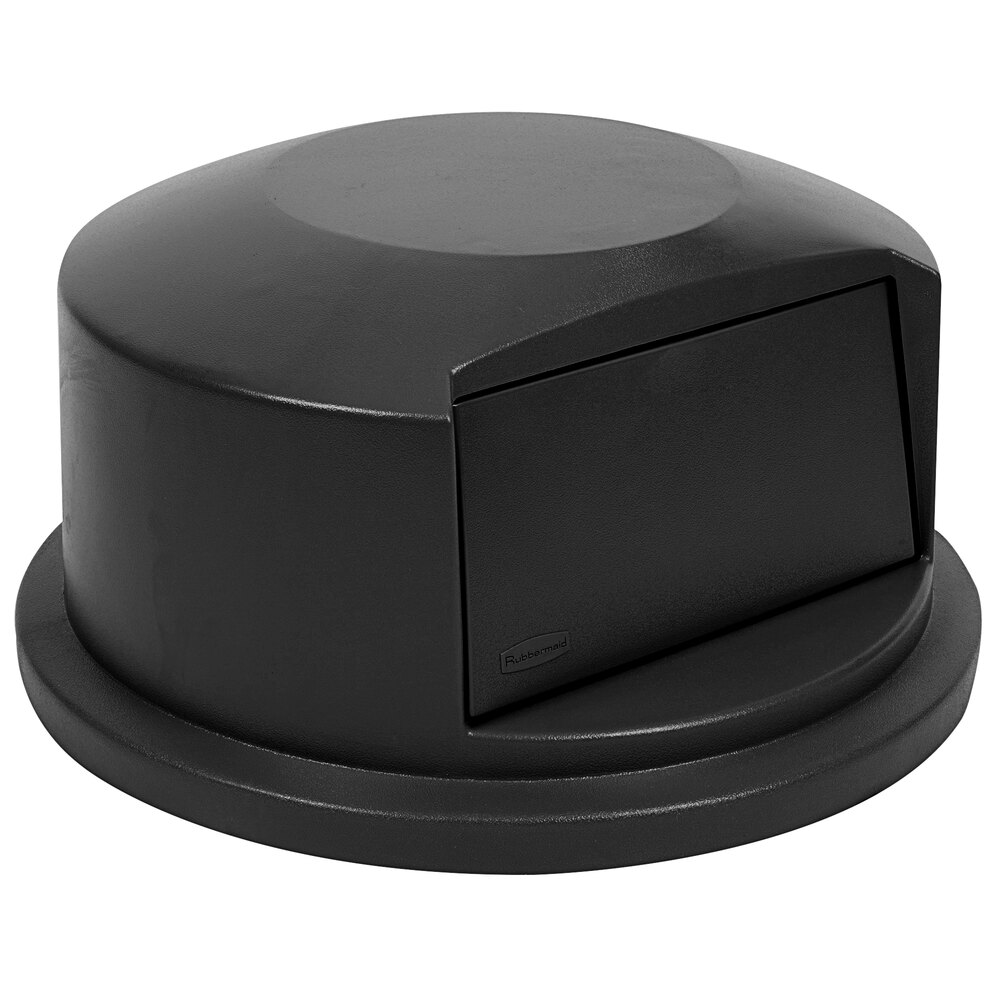 Rubbermaid® 2044039 BRUTE Black Round Dome Top for FG264300 Containers 44 Gallon