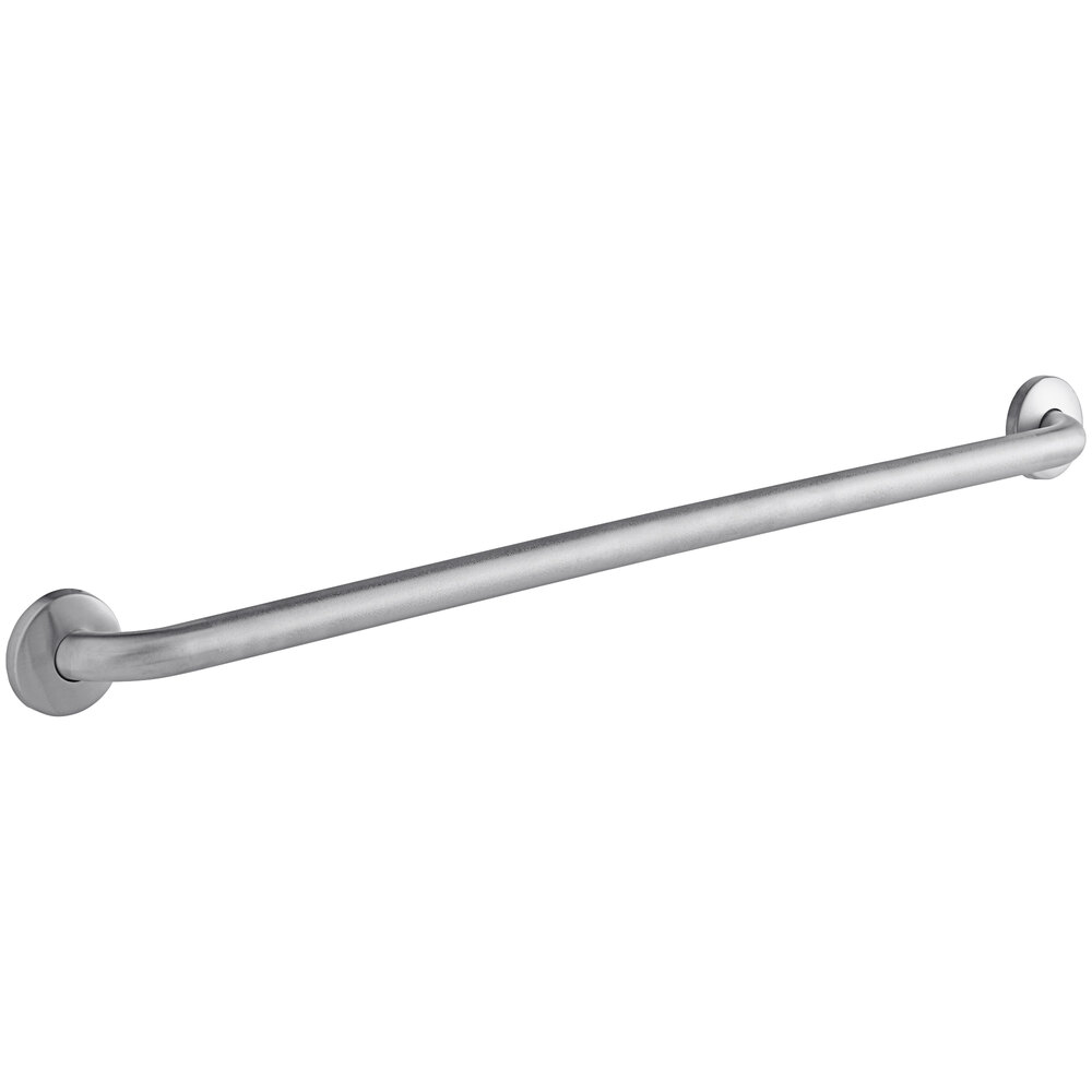 American Specialties, Inc. 10-3701-36 36" Smooth Stainless Steel Grab Bar with Snap Flange