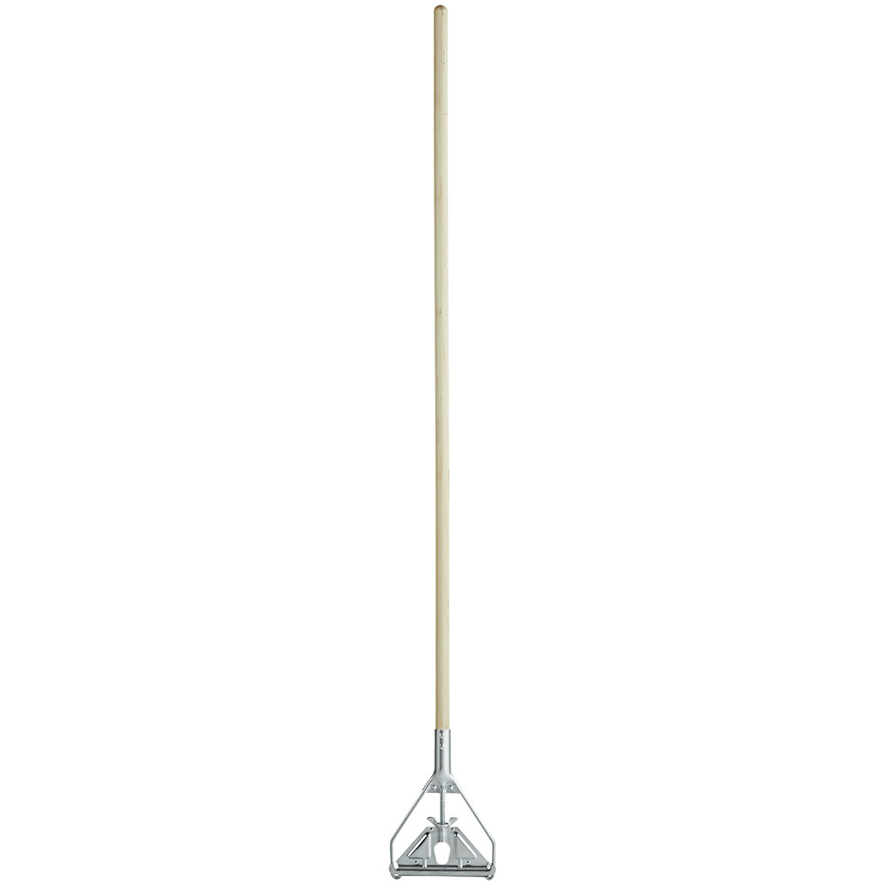 Lavex 60" Wooden Mop Handle with Stirrup-Style End