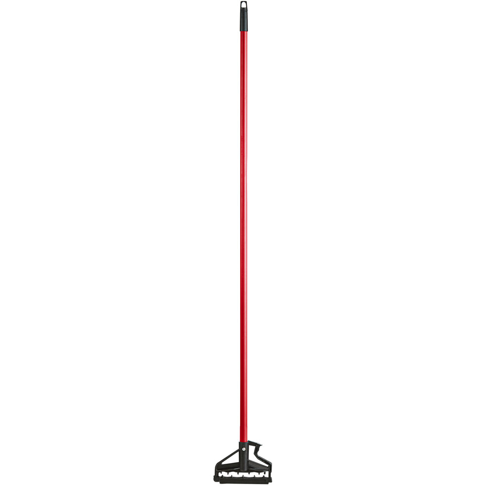 Lavex 60" Red Quick Release Metal Mop Handle