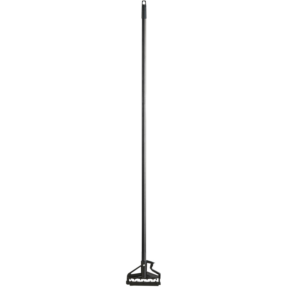 Lavex 60" Black Quick Release Metal Mop Handle