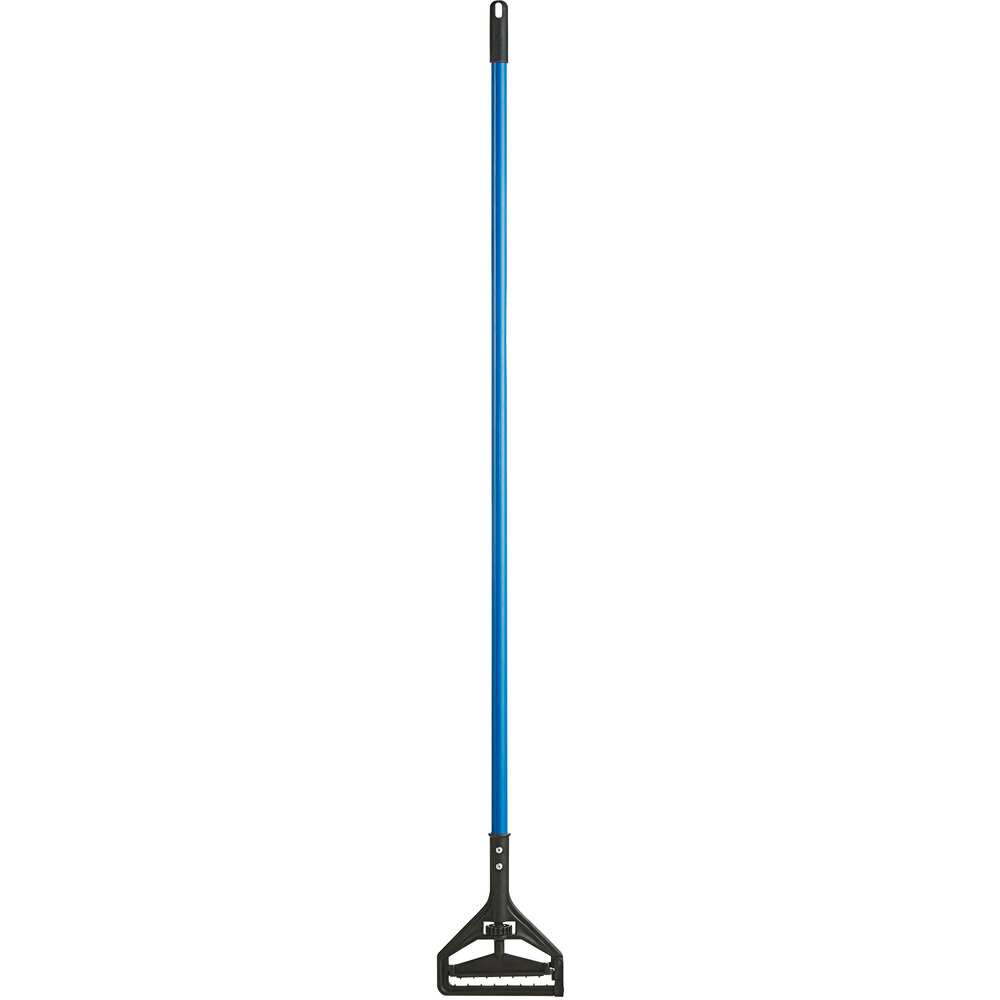 Lavex 60" Blue Quick Release Fiberglass Mop Handle